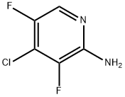2-Pyridinamine, 4-chloro-3,5-difluoro- 구조식 이미지