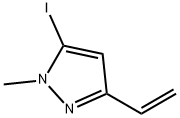 3-Ethenyl-5-iodo-1-methyl-1H-pyrazole Structure