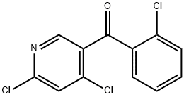 Methanone, (2-chlorophenyl)(4,6-dichloro-3-pyridinyl)- Structure