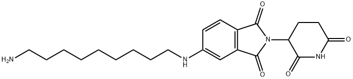 5-[(9-Aminononyl)amino]-2-(2,6-dioxo-3-piperidinyl)-1H-isoindole-1,3(2H)-dione Structure