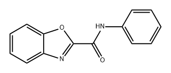 2-Benzoxazolecarboxamide, N-phenyl- Structure