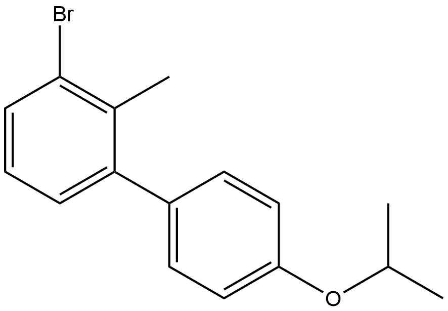 3-Bromo-2-methyl-4'-(1-methylethoxy)-1,1'-biphenyl Structure