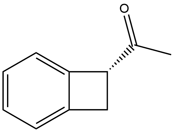 (R)-1-(bicyclo[4.2.0]octa-1,3,5-trien-7-yl)ethan-1-one Structure