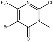 4(3H)-Pyrimidinone, 6-amino-5-bromo-2-chloro-3-methyl- Structure