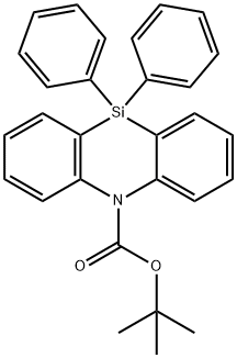 5(10H)-Phenazasilinecarboxylic acid, 10,10-diphenyl-, 1,1-dimethylethyl ester Structure