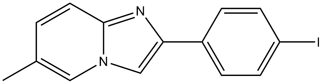 2-(4-Iodophenyl)-6-methylimidazo[1,2-a]pyridine Structure