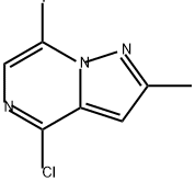 4-chloro-7-iodo-2-methylpyrazolo[1,5-a]pyrazine Structure