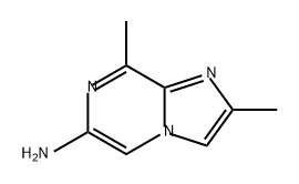 Imidazo[1,2-a]pyrazin-6-amine, 2,8-dimethyl- Structure