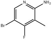 2-Pyridinamine, 5-bromo-4-fluoro-3-methyl- Structure