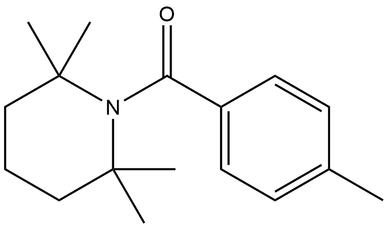 (4-Methylphenyl)(2,2,6,6-tetramethyl-1-piperidinyl)methanone Structure