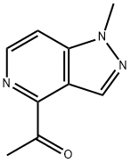 Ethanone, 1-(1-methyl-1H-pyrazolo[4,3-c]pyridin-4-yl)- Structure