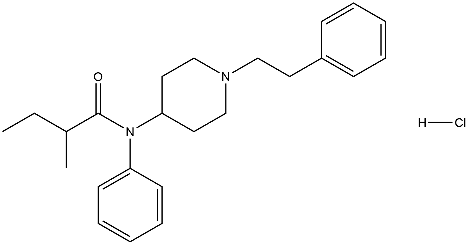 α'-methyl Butyryl fentanyl (hydrochloride) Structure