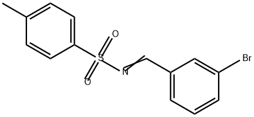 Benzenesulfonamide, N-[(3-bromophenyl)methylene]-4-methyl- Structure