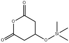 2H-Pyran-2,6(3H)-dione, dihydro-4-[(trimethylsilyl)oxy]- 구조식 이미지