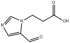 1H-Imidazole-1-propanoic acid, 5-formyl- Structure