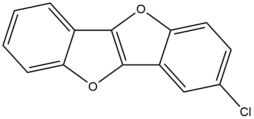 3-Chlorobenzofuro[3,2-b]benzofuran Structure