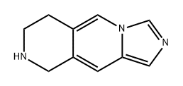 Imidazo[1,5-b][2,6]naphthyridine, 6,7,8,9-tetrahydro- 구조식 이미지