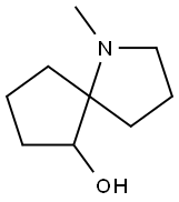 1-Azaspiro[4.4]nonan-6-ol, 1-methyl- Structure