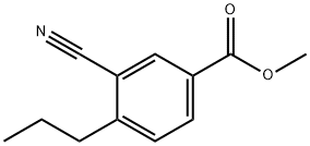 Methyl 3-cyano-4-propylbenzoate Structure