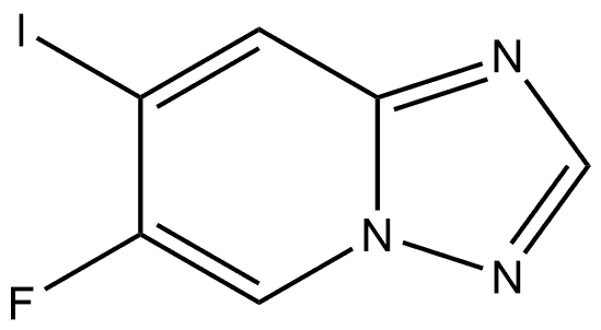 6-fluoro-7-iodo-[1,2,4]triazolo[1,5-a]pyridine Structure