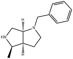 Pyrrolo[3,4-b]pyrrole, octahydro-4-methyl-1-(phenylmethyl)-, (3aS,4R,6aS)- 구조식 이미지