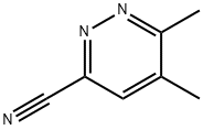 5,6-Dimethyl-3-pyridazinecarbonitrile 구조식 이미지