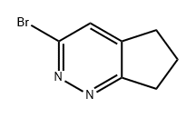 5H-Cyclopenta[c]pyridazine, 3-bromo-6,7-dihydro- Structure