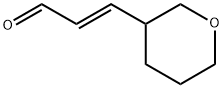 2-Propenal, 3-(tetrahydro-2H-pyran-3-yl)-, (2E)- 구조식 이미지
