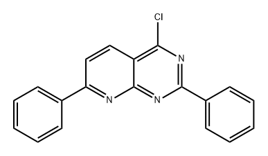 Pyrido[2,3-d]pyrimidine, 4-chloro-2,7-diphenyl- Structure