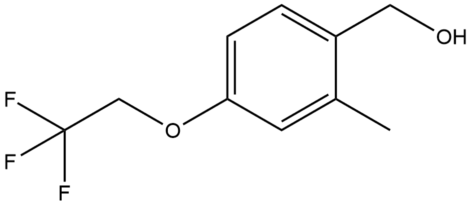 2-Methyl-4-(2,2,2-trifluoroethoxy)benzenemethanol Structure