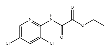 Acetic acid, 2-[(3,5-dichloro-2-pyridinyl)amino]-2-oxo-, ethyl ester Structure