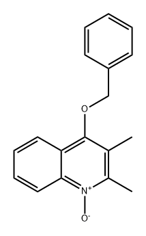 Quinoline, 2,3-dimethyl-4-(phenylmethoxy)-, 1-oxide Structure