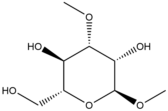 α-D-Mannopyranoside, methyl 3-O-methyl- Structure