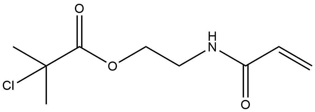 2-[(1-Oxo-2-propen-1-yl)amino]ethyl 2-chloro-2-methylpropanoate Structure