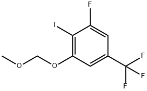 1-Fluoro-2-iodo-3-(methoxymethoxy)-5-(trifluoromethyl)benzene Structure