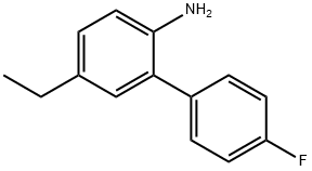 5-Ethyl-4'-fluoro-[1,1'-biphenyl]-2-amine Structure