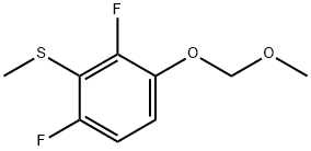 (2,6-Difluoro-3-(methoxymethoxy)phenyl)(methyl)sulfane Structure