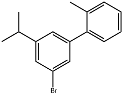 3'-Bromo-5'-isopropyl-2-methyl-1,1'-biphenyl Structure