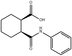 Cyclohexanecarboxylic acid, 2-[(phenylamino)carbonyl]-, (1R,2S)- Structure