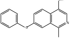 4-Isoquinolinol, 1-methyl-7-phenoxy- Structure