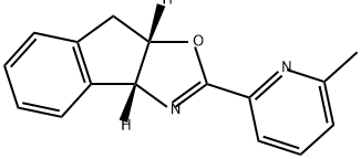8H-Indeno[1,2-d]oxazole, 3a,8a-dihydro-2-(6-methyl-2-pyridinyl)-, (3aR,8aS)- Structure
