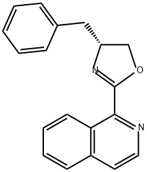 Isoquinoline, 1-[(4R)-4,5-dihydro-4-(phenylmethyl)-2-oxazolyl]- 구조식 이미지