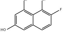 2-Naphthalenol, 4-bromo-5-chloro-6-fluoro- Structure