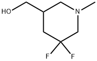 3-Piperidinemethanol, 5,5-difluoro-1-methyl- 구조식 이미지