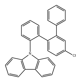 9H-Carbazole, 9-(4'-chloro[1,1':2',1''-terphenyl]-2-yl)- Structure
