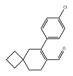 Spiro[3.5]non-6-ene-7-carboxaldehyde, 6-(4-chlorophenyl)- Structure