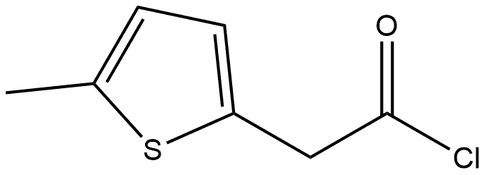 5-Methyl-2-thiopheneacetyl chloride Structure