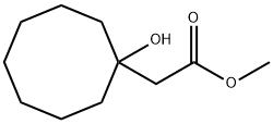 Cyclooctaneacetic acid, 1-hydroxy-, methyl ester Structure