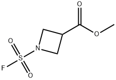 3-Azetidinecarboxylic acid, 1-(fluorosulfonyl)-, methyl ester Structure