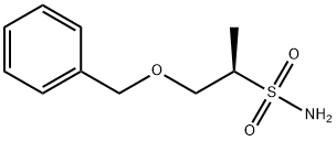 (2R)-1-(Phenylmethoxy)-2-propanesulfonamide 구조식 이미지